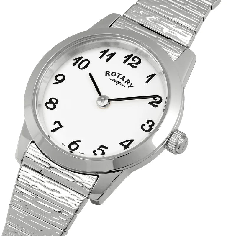 Women's Rotary Steel Expander Strap Watch