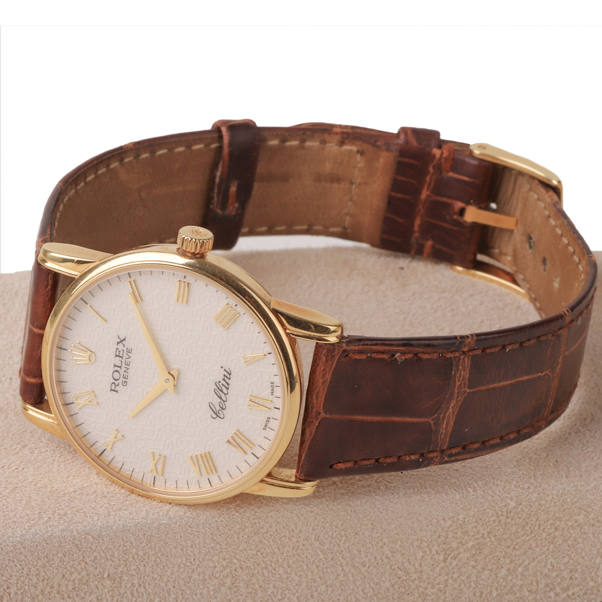 Rolex Cellini 18ct Yellow Gold Manual 32mm Pre-Owned Watch
