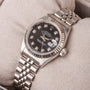 Rolex Datejust 26mm Black Diamond Dot Dial Pre-Owned Watch