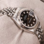 Rolex Datejust 26mm Black Diamond Dot Dial Pre-Owned Watch