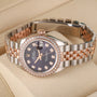 
Rolex Datejust 28mm Steel & 18ct Rose Gold Aubergine Diamond Dot Dial Pre-Owned Watch
