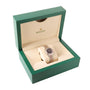 
Rolex Datejust 28mm Steel & 18ct Rose Gold Aubergine Diamond Dot Dial Pre-Owned Watch
