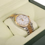 Rolex Datejust 36 White Dial Pre-Owned Watch Steel and Yellow Gold