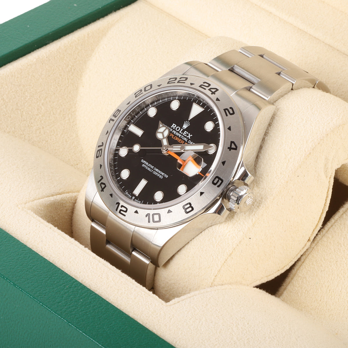 Rolex Explorer II Pre-owned Watch With Black Dial