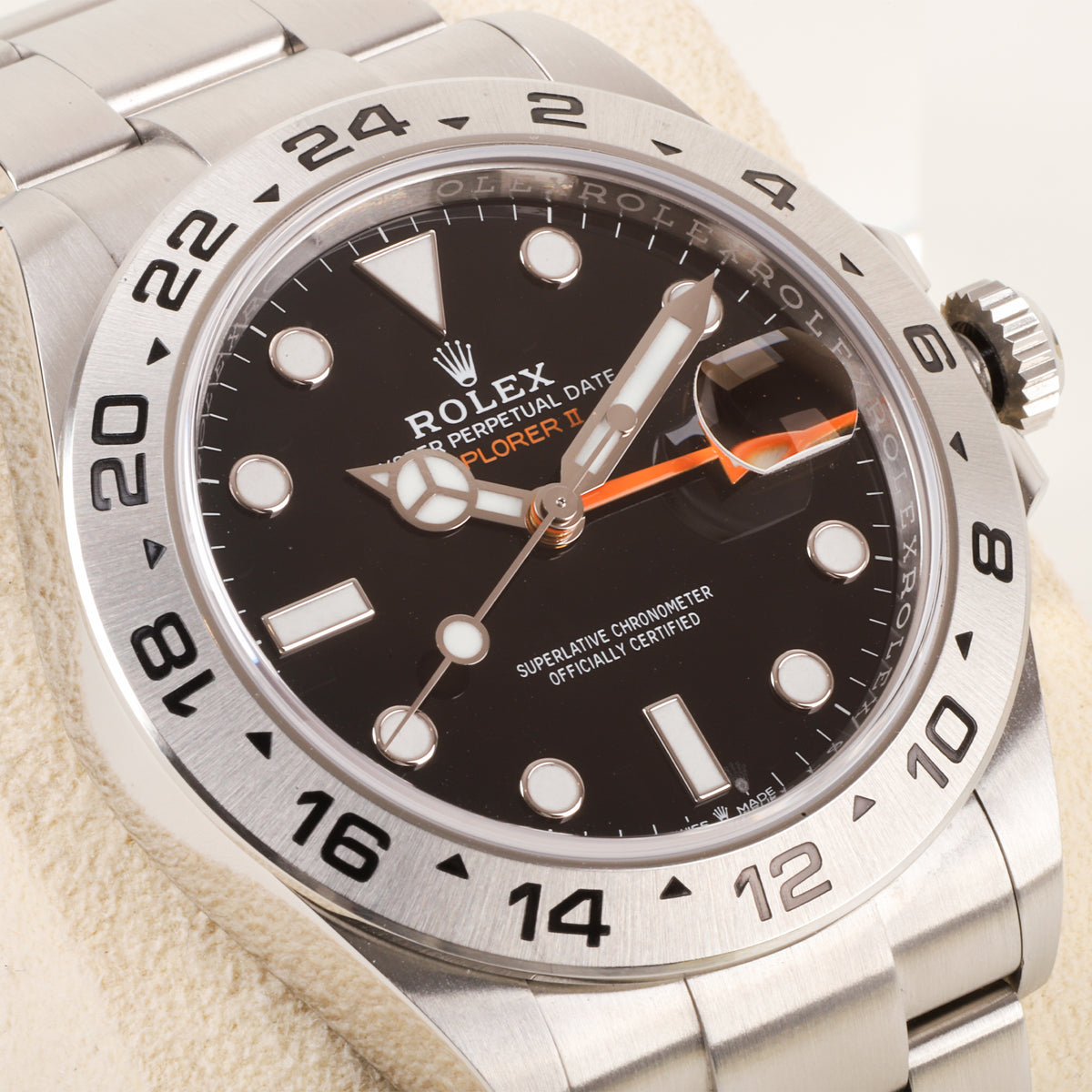 Rolex Explorer II Pre-owned Watch With Black Dial