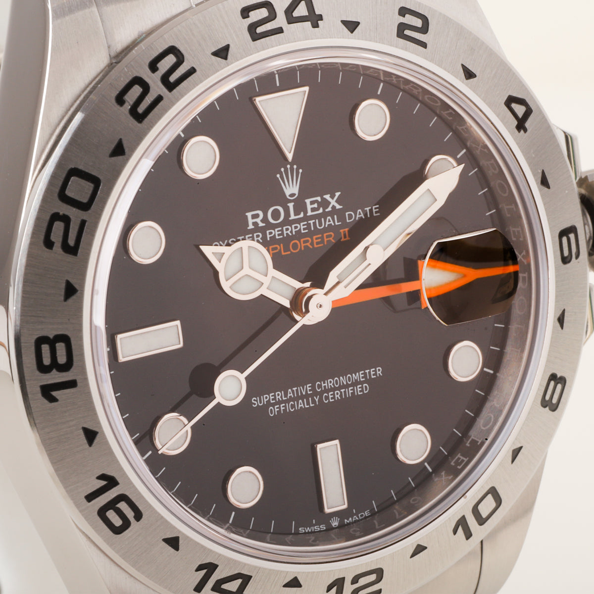 Rolex Explorer II Pre-owned Watch With Black Dial
