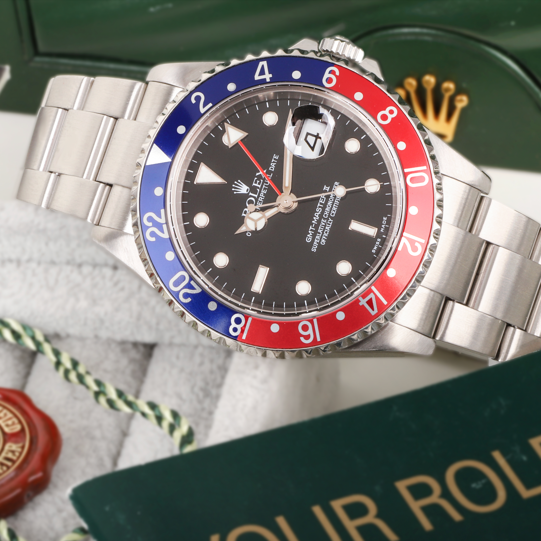 Rolex GMT Master II Oyster Perpetual 'Pepsi' Pre-Owned Watch