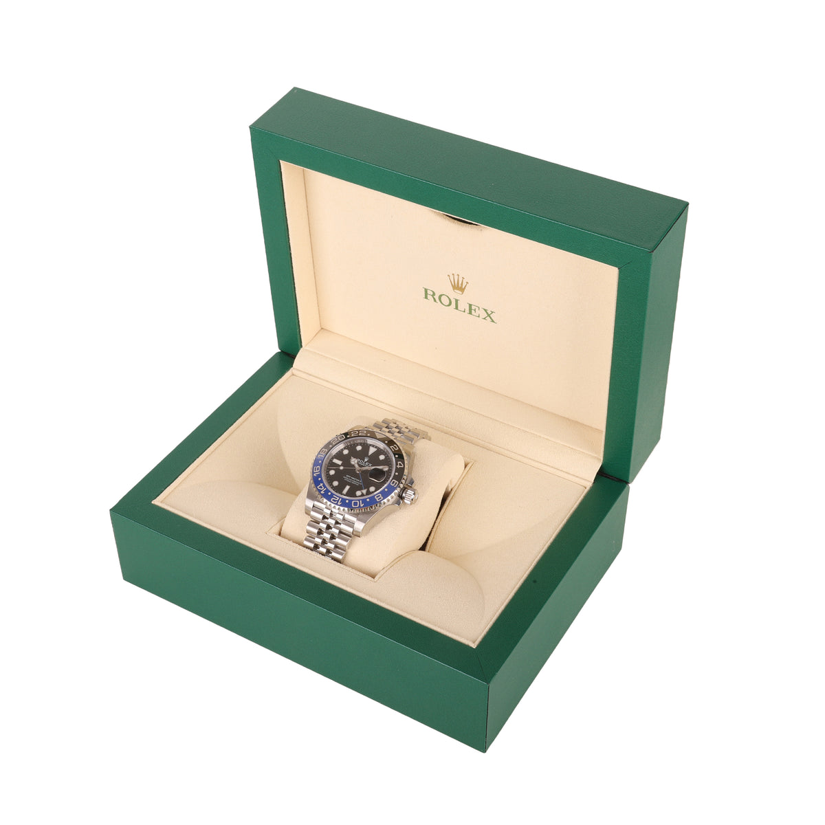 Rolex GMT Master ll Batgirl Black and Blue Bezel 2021 Pre-Owned Watch