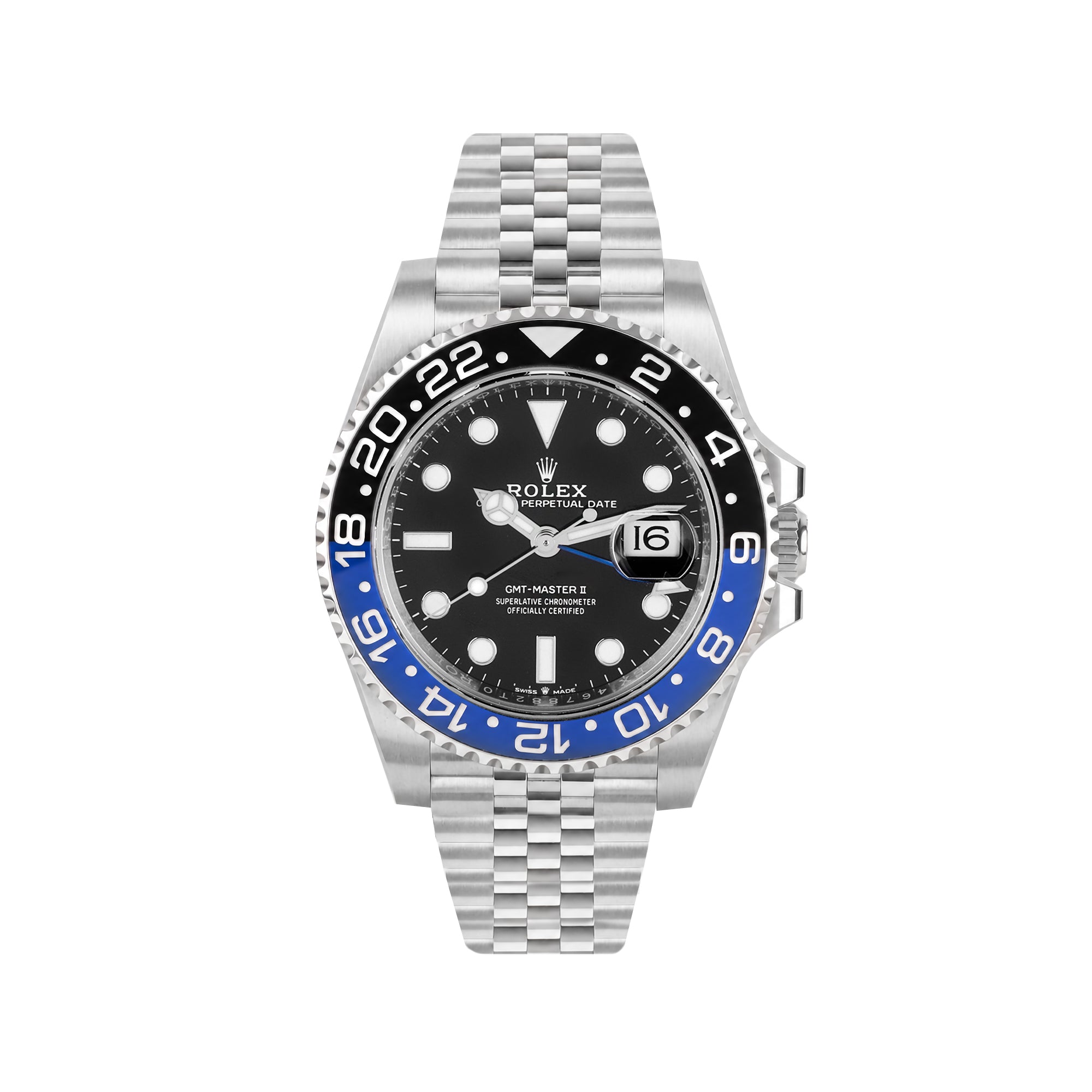 Rolex GMT Master ll Batgirl Black and Blue Bezel 2025 Pre-Owned UNWORN Watch