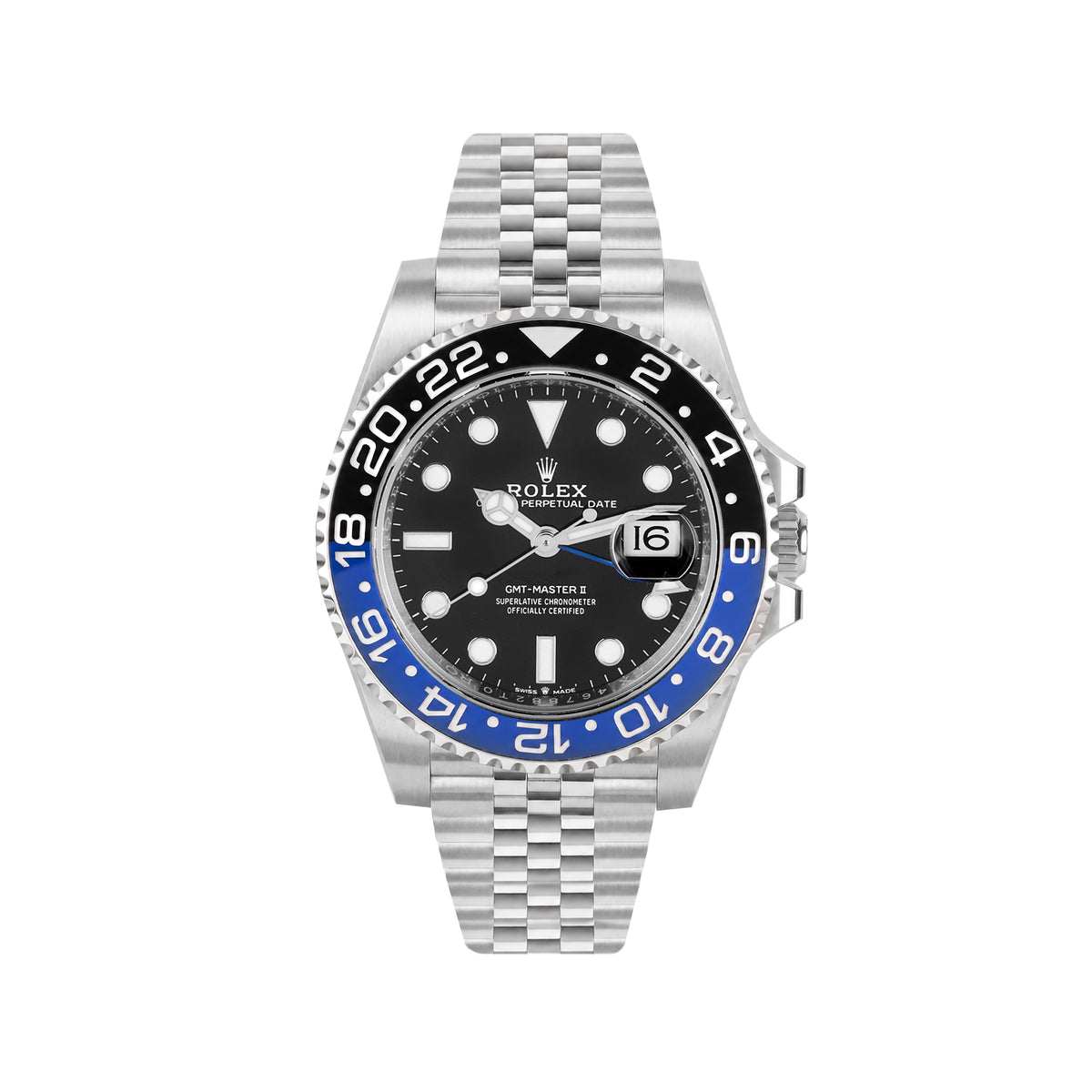 Rolex GMT Master ll Batgirl Black and Blue Bezel 2025 Pre-Owned UNWORN Watch