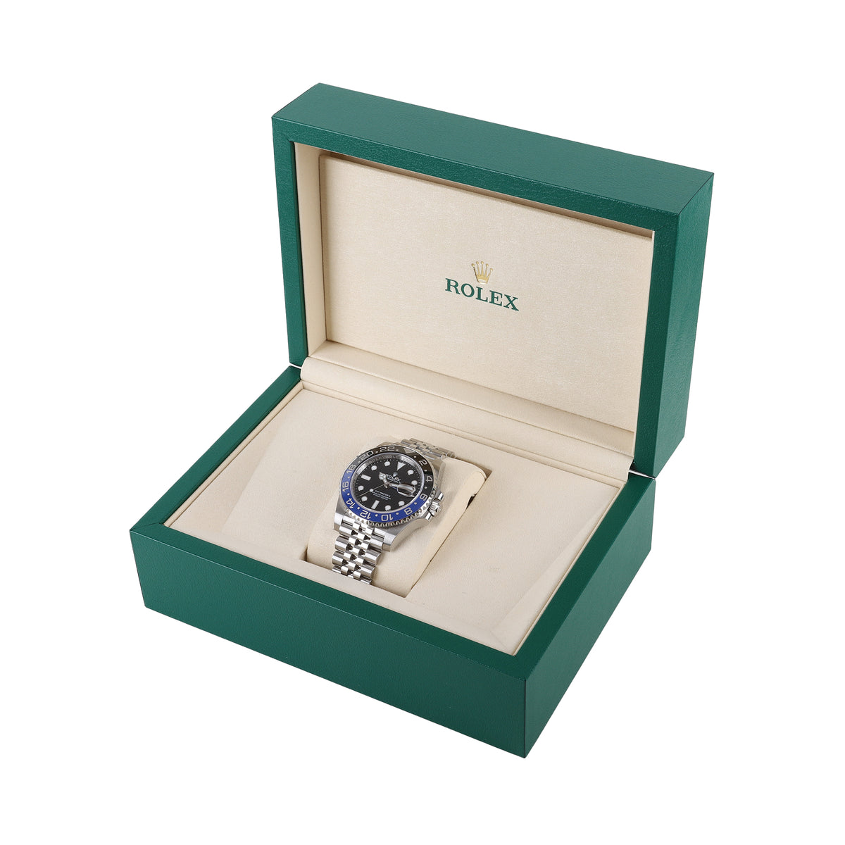Rolex GMT Master ll Batgirl Black and Blue Bezel 2025 Pre-Owned UNWORN Watch