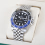 Rolex GMT Master ll Batgirl Black and Blue Bezel 2025 Pre-Owned UNWORN Watch