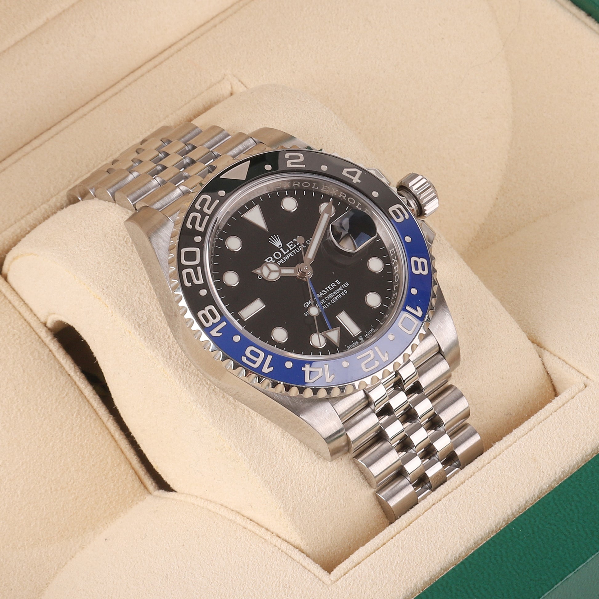 Rolex GMT Mater ll Batgirl Black and Blue Bezel 2020