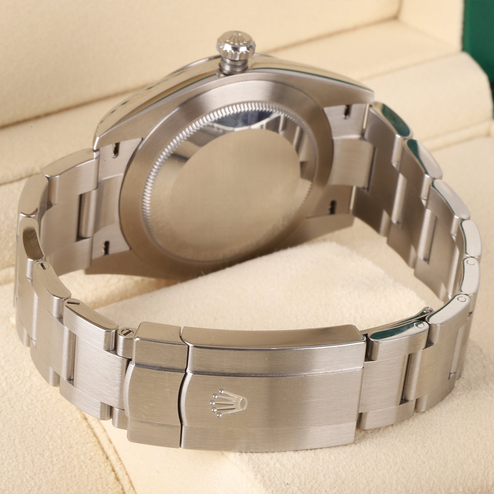 Rolex Oyster Perpetual 41mm Green Dial Pre-Owned Watch