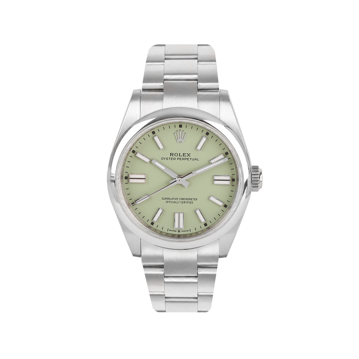 Rolex Oyster Perpetual Pistachio Pre-Owned Watch