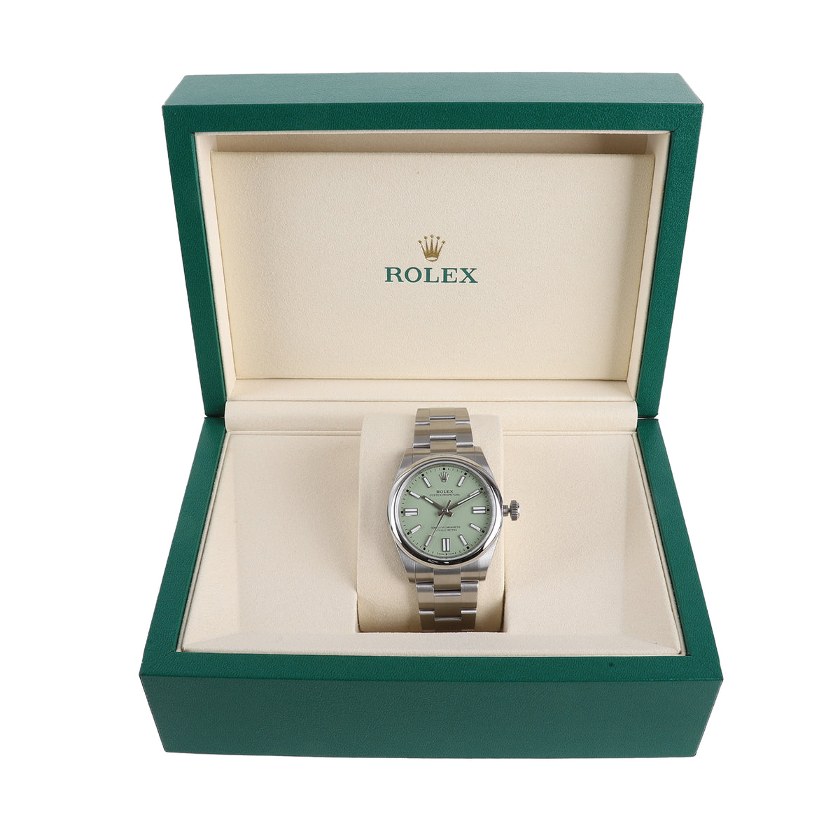 Rolex Oyster Perpetual Pistachio Pre-Owned Watch