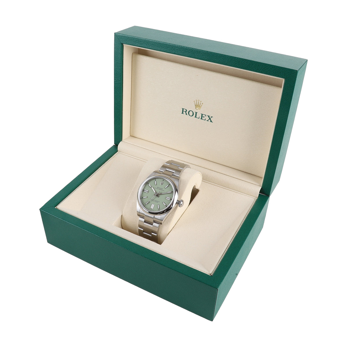 Rolex Oyster Perpetual Pistachio Pre-Owned Watch