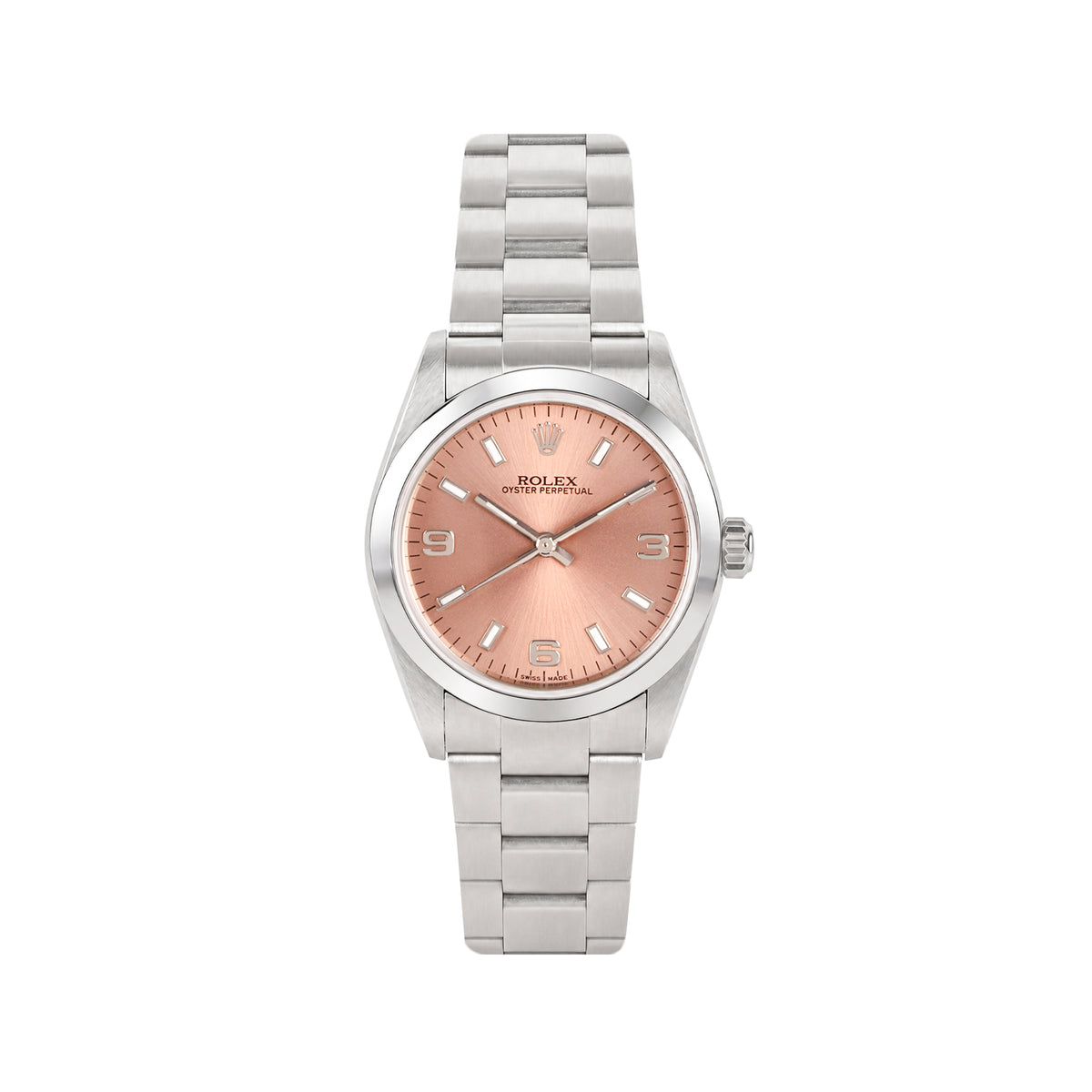 Rolex Oyster Perpetual With Pink Dial 31mm Pre-Owned Watch