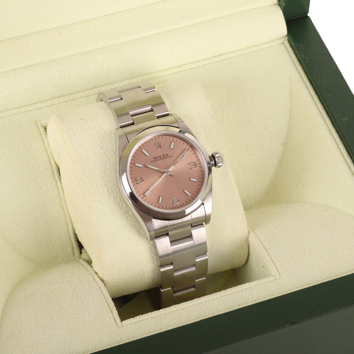Rolex Oyster Perpetual With Pink Dial 31mm Pre-Owned Watch