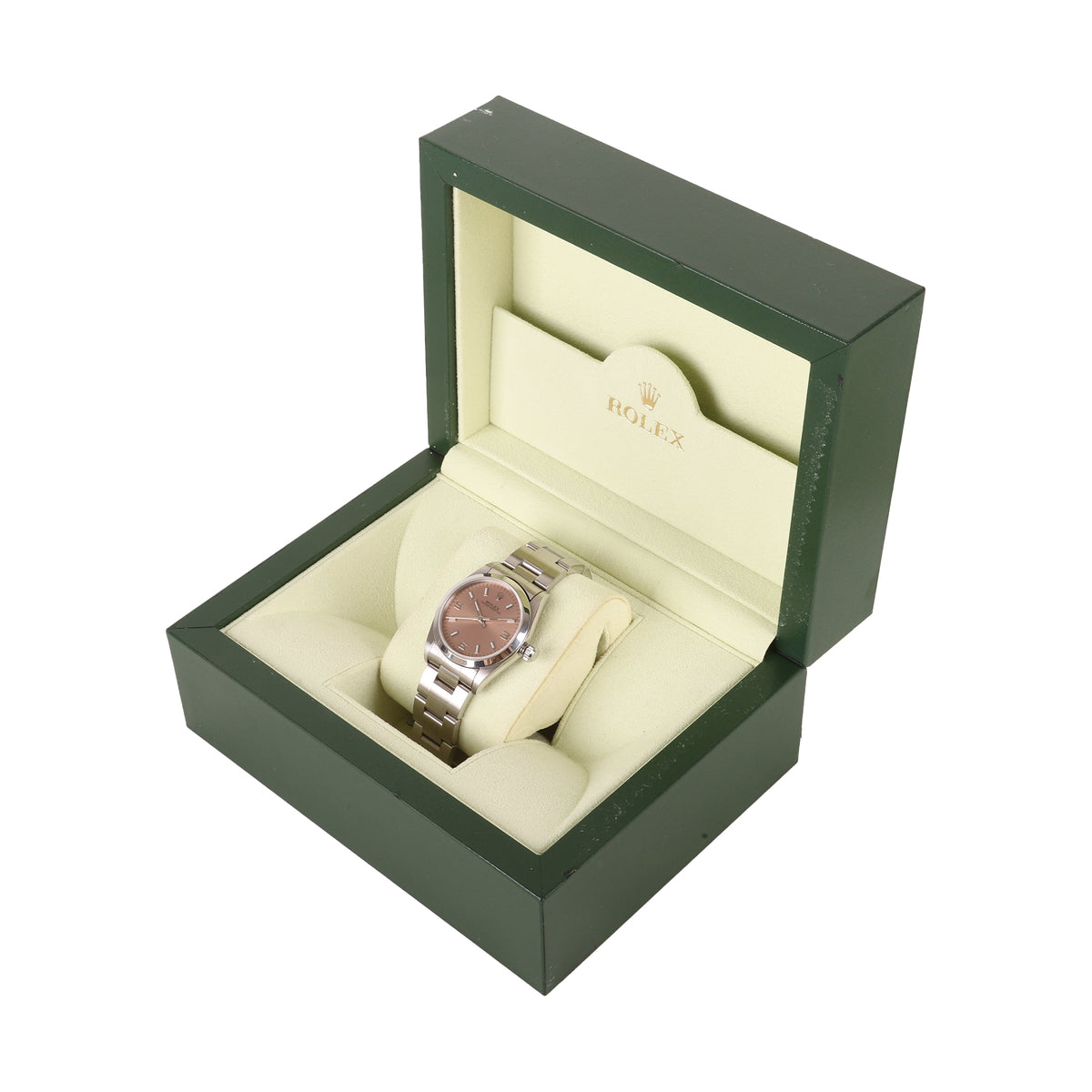 Rolex Oyster Perpetual With Pink Dial 31mm Pre-Owned Watch