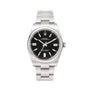 Rolex Stainless Steel Oyster Perpetual 41mm Black Dial Pre-Owned Watch