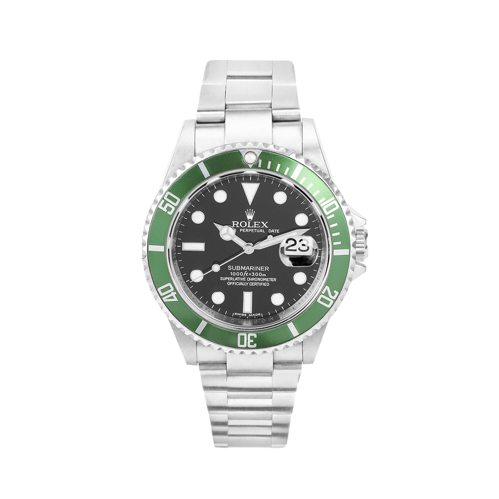 Rolex Submariner “Kermit” Green Bezel Pre Owned Watch