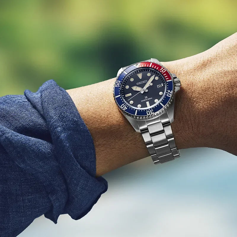 Seiko Prospex Solar Diver 200m Stainless Steel Watch