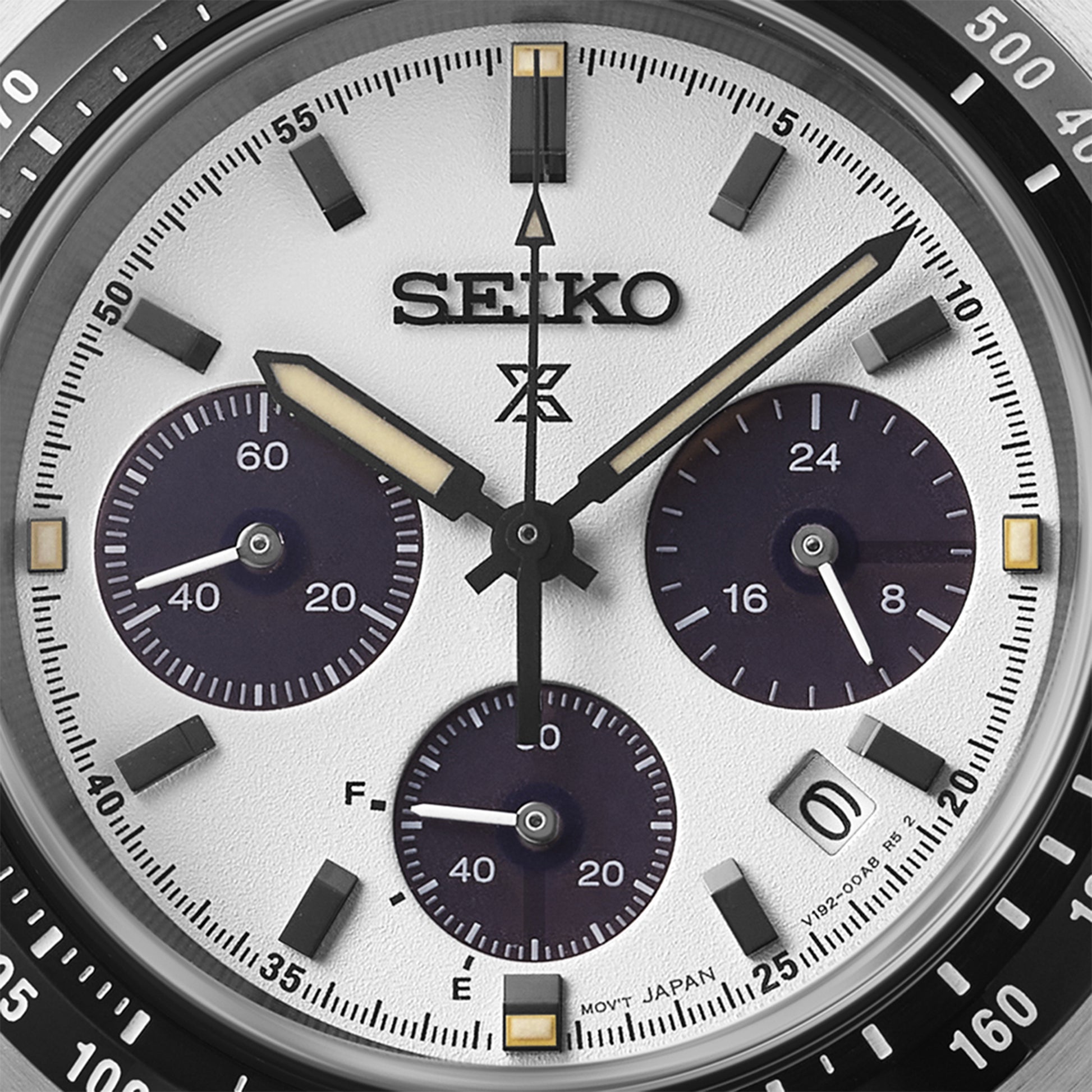 Seiko Prospex 'Crystal Trophy' Speedtimer Solar Chronograph Monochrome Watch