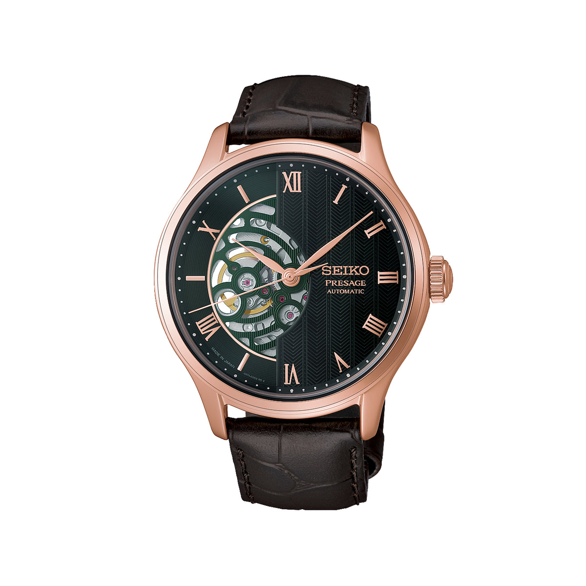 Seiko Presage Japanese Zen Gardens Watch in Twilight Green