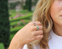 Seven Stone Sapphire and Diamond Scalloped Ring in 18ct Yellow Gold
