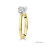 Signature 18ct Gold Three Stone Oval Cut Lab Grown Diamond Engagement Ring