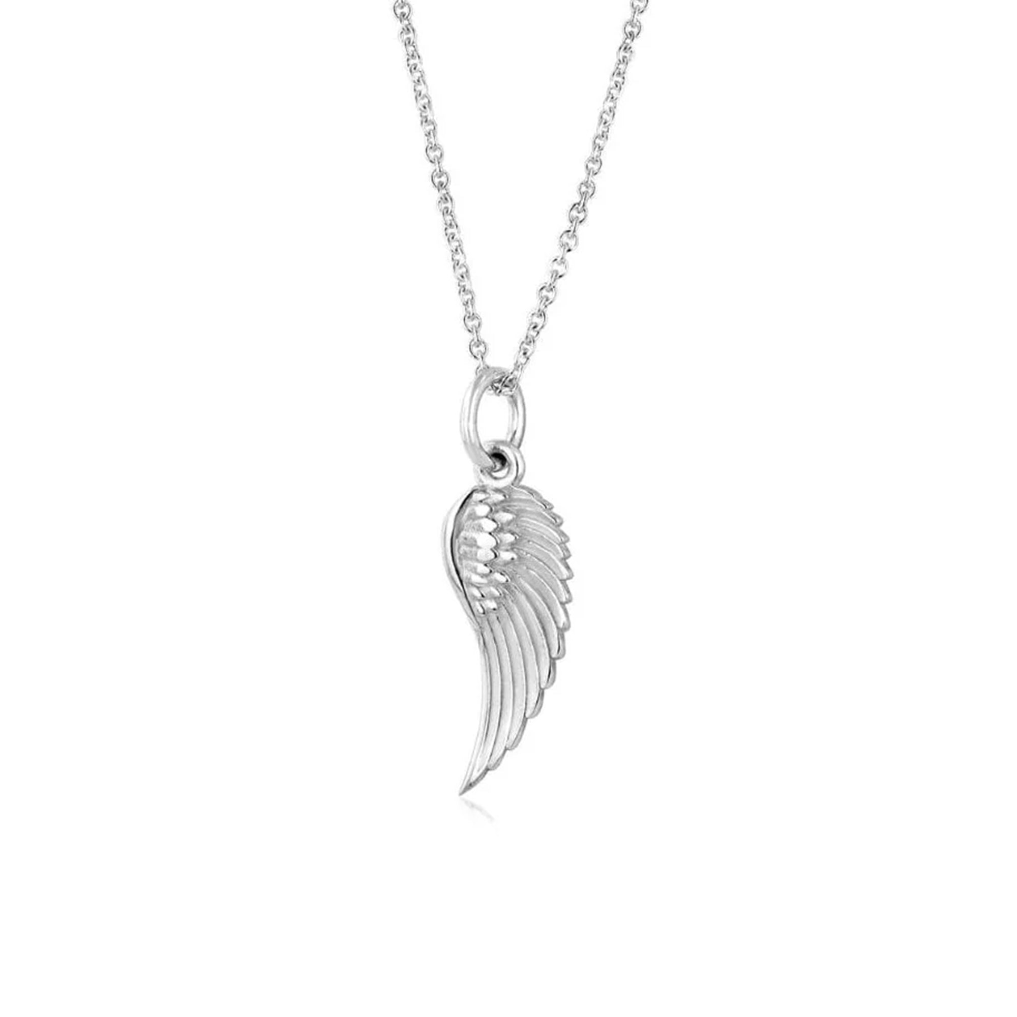 Silver Mini Feather Necklace
