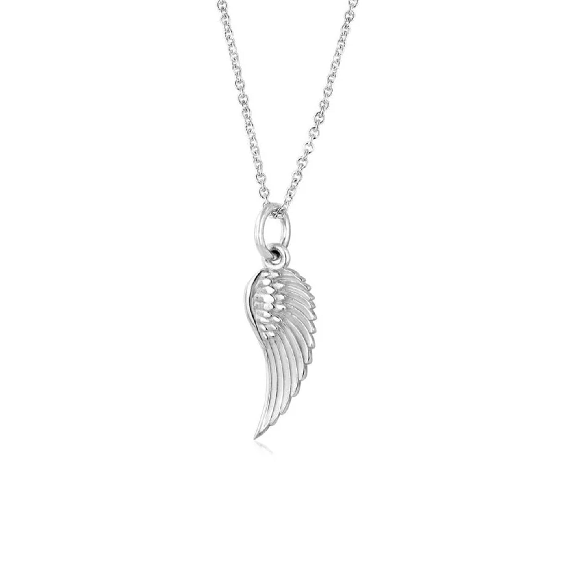 Silver Mini Feather Necklace