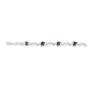 Silver Blue John and Infinity Link Bracelet