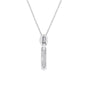 Sterling Silver Double Bar Pendant and Chain

