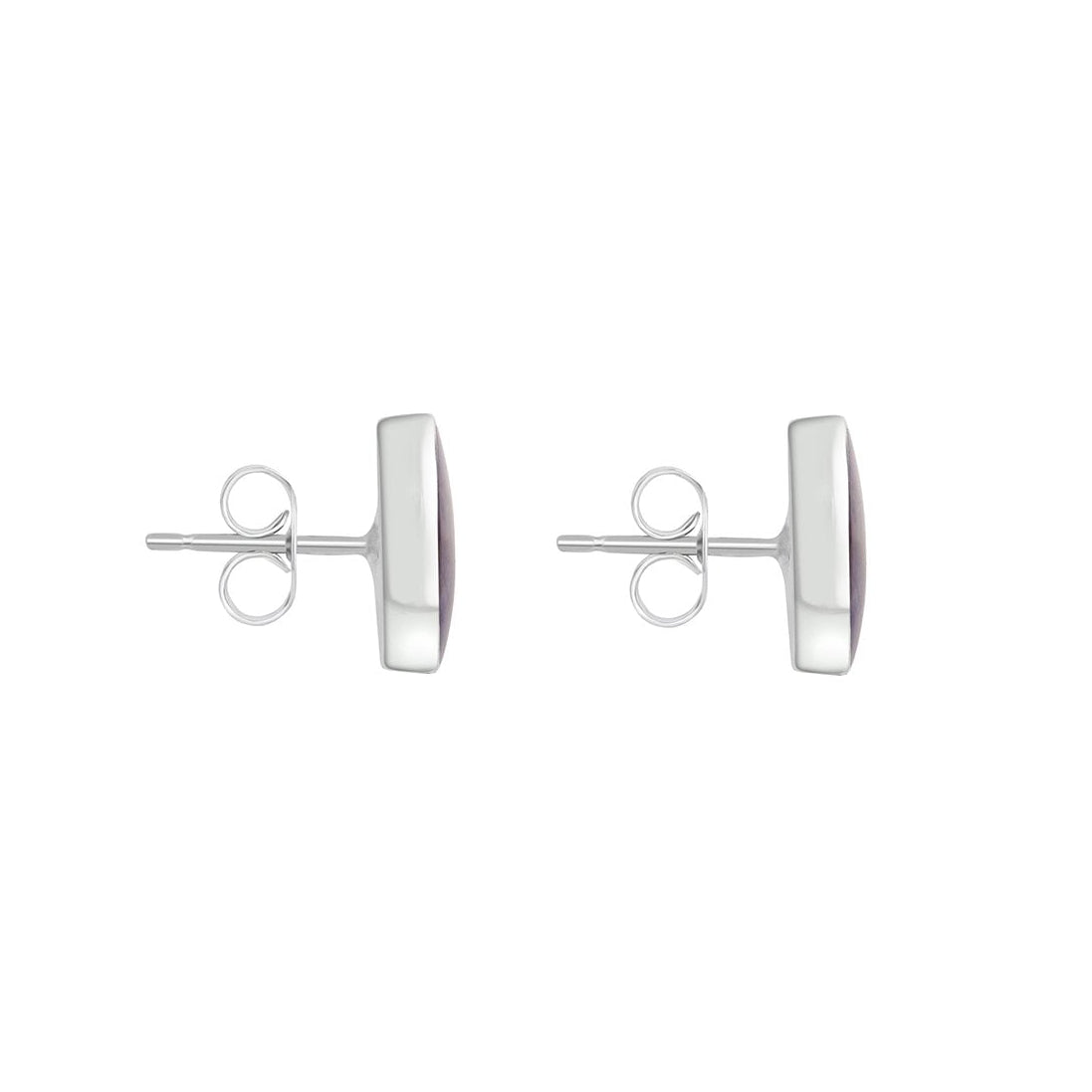 Sterling Silver Blue John Stud Earrings