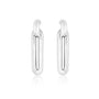 Sterling Silver Double Bar Drop Earrings