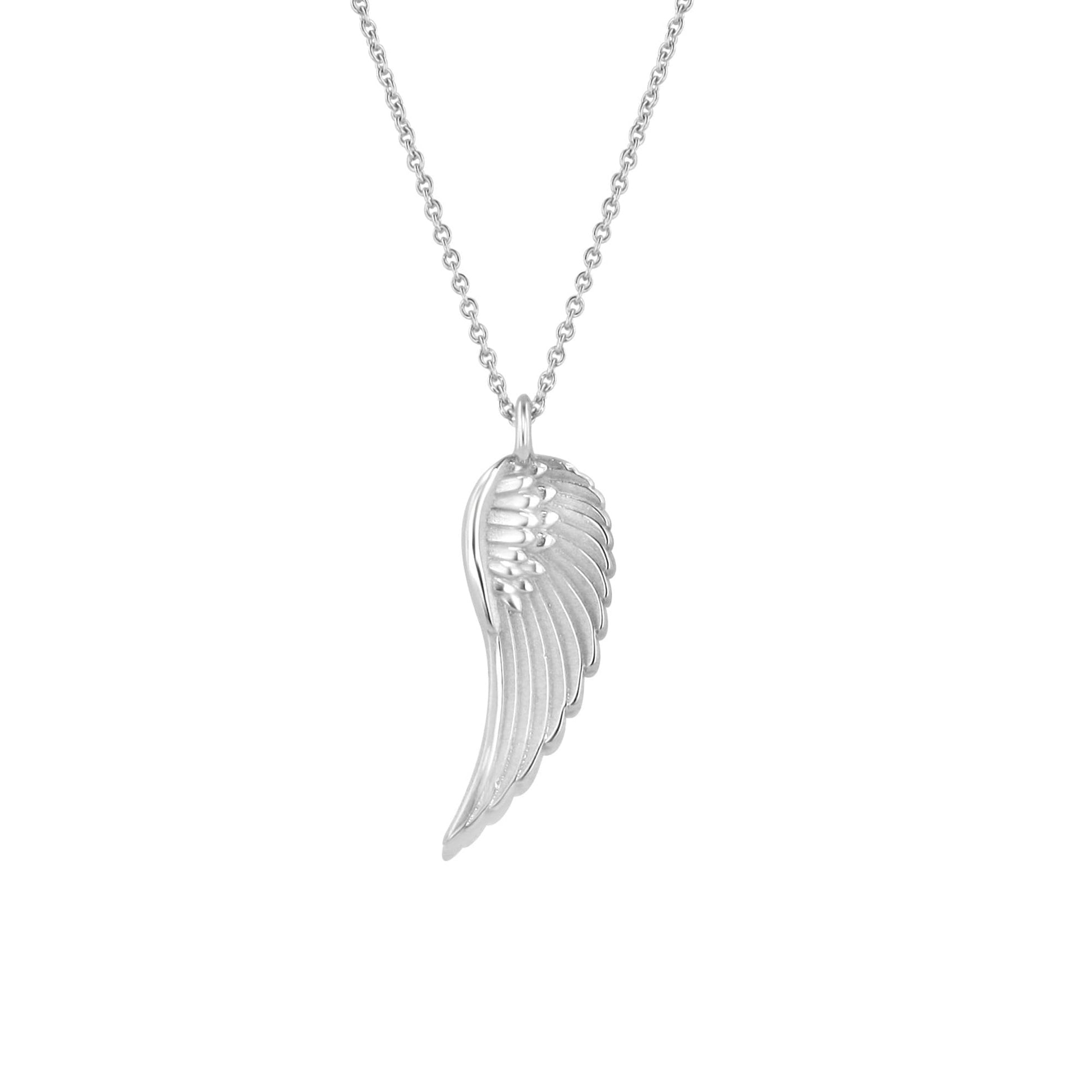 Sterling Silver Feather Necklace