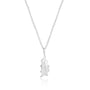 Sterling Silver Holly Leaf Necklace
