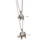 Sterling Silver 'Isabella Peatfield Charity' Adult Elephant Necklace