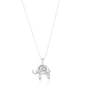 Sterling Silver 'Isabella Peatfield Charity' Adult Elephant Necklace
