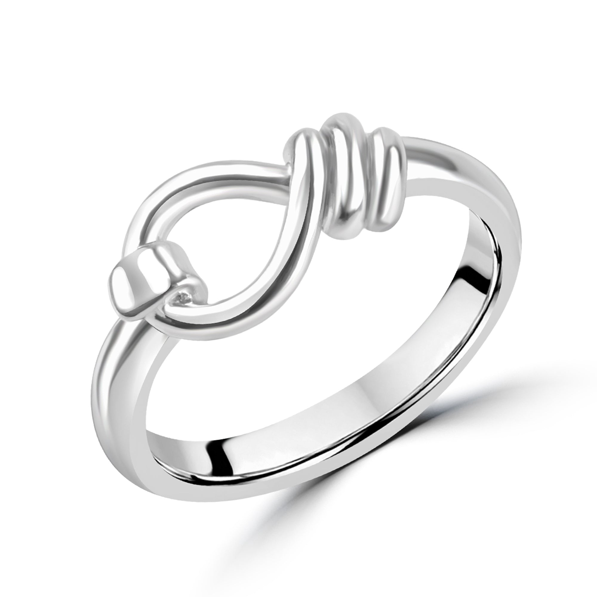 Sterling Silver Loop and Hook Ring