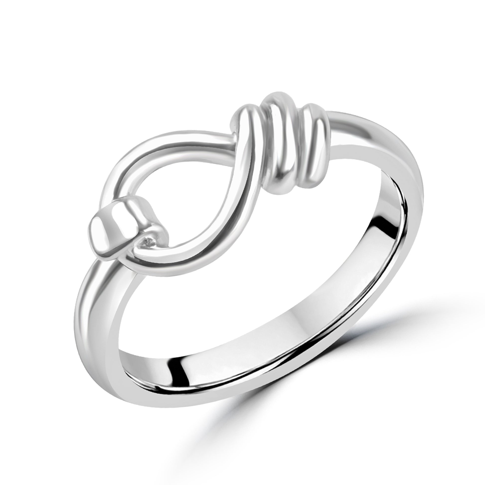Sterling Silver Loop and Hook Ring
