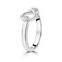 Sterling Silver Loop and Hook Ring