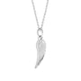 Sterling Silver Mini Feather Wing Necklace