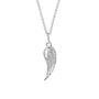 Sterling Silver Mini Feather Wing Necklace