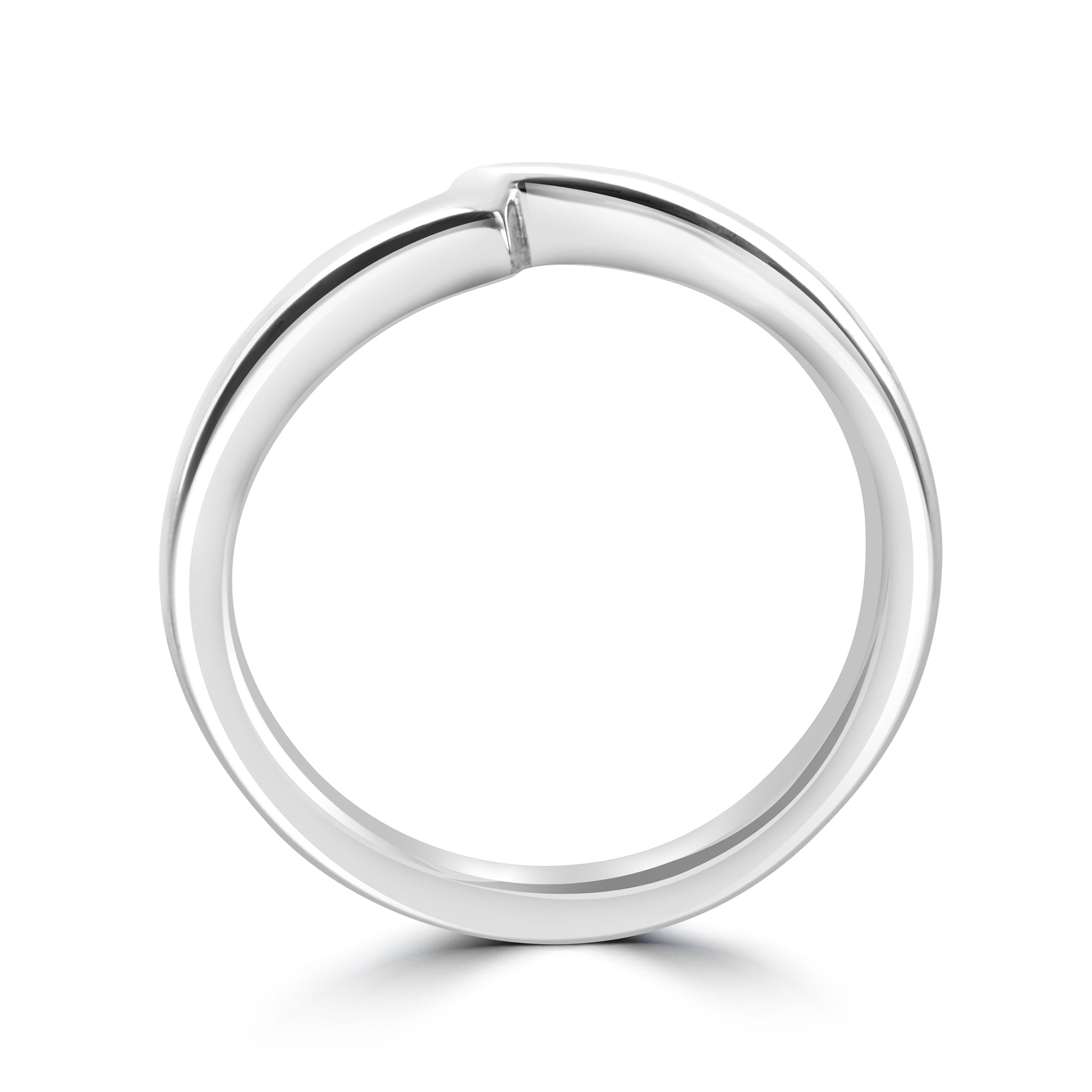 Sterling Silver Zigzag Shape Ring