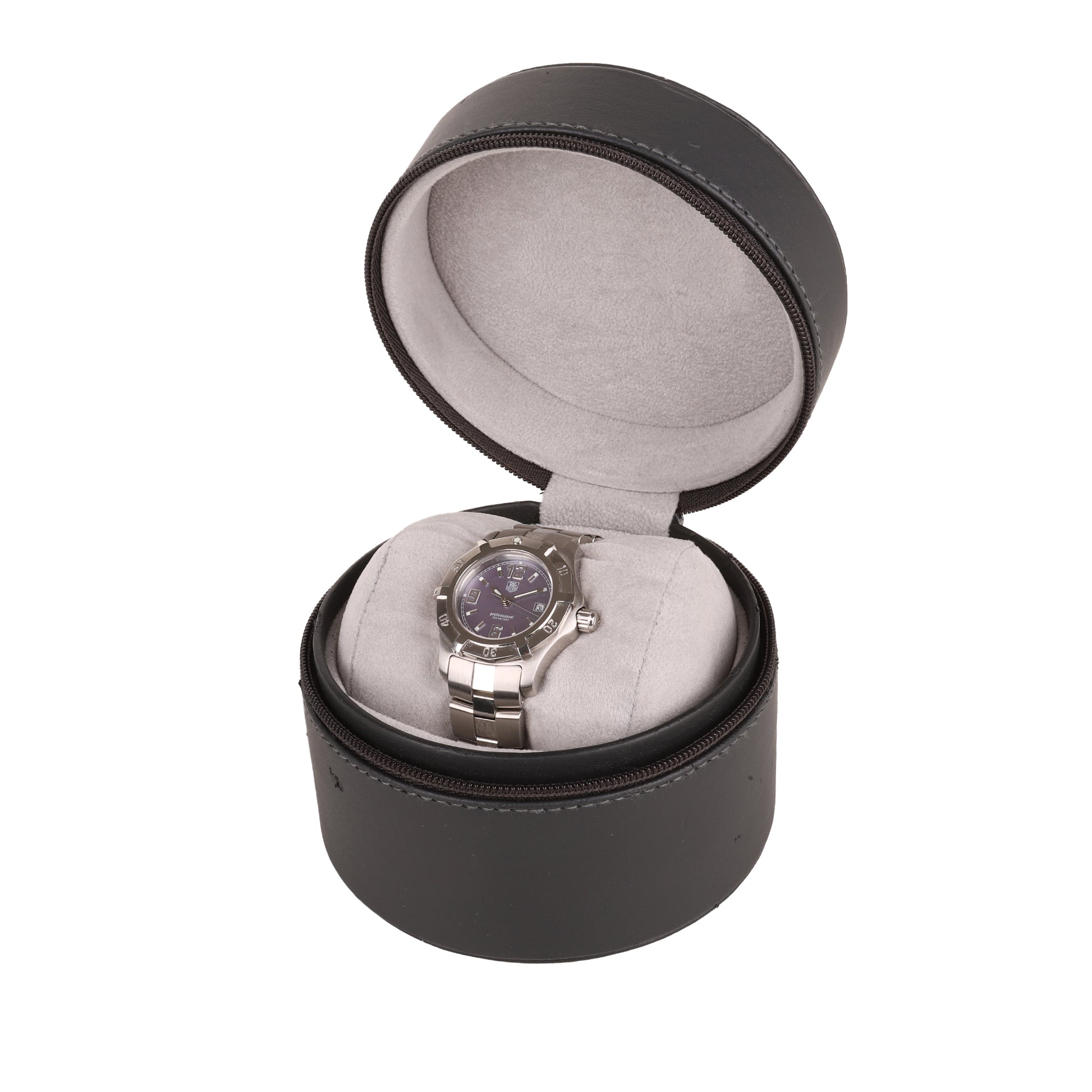 Tag Heuer 2000 Series Stainless Steel Ladies Pre-owned Watch With Blue Mother of Pearl Dial
