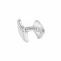 Tiffany & Co. Silver Rectangular Pre-Owned Cufflinks