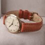 Tudor 9ct Yellow Gold Cream Arabic Dial Manual Pre-Owned Watch